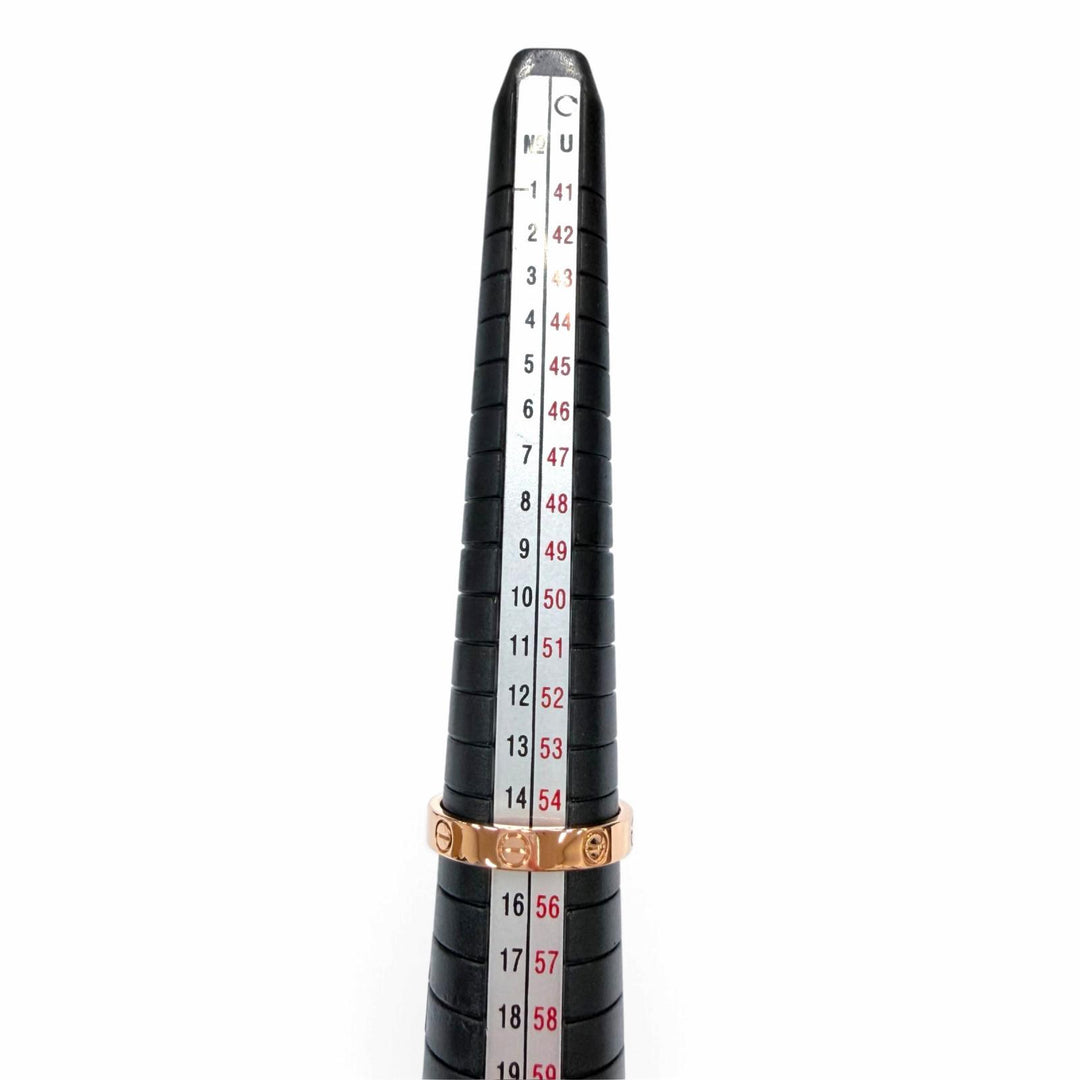 Excellent Cartier Ring ring LOVE Ring Small Model Pink gold 750 Women 55