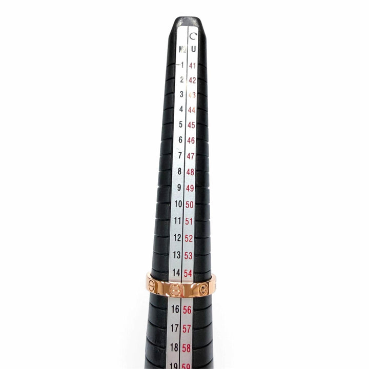 Excellent Cartier Ring ring LOVE Ring Small Model Pink gold 750 Women 55