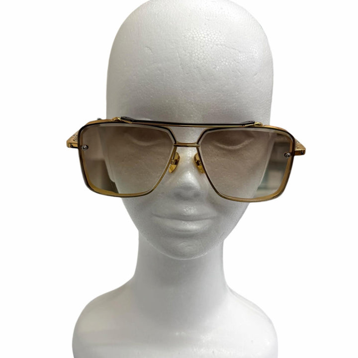 Great DITA sunglasses Two-bridge gradient lenses gold mens DTS121-62-01-Z