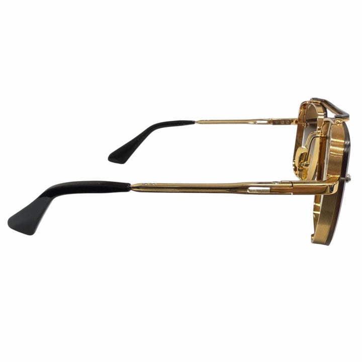 Great DITA sunglasses Two-bridge gradient lenses gold mens DTS121-62-01-Z