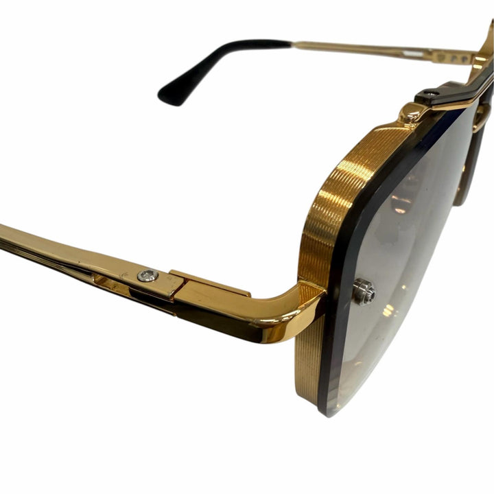 Great DITA sunglasses Two-bridge gradient lenses gold mens DTS121-62-01-Z