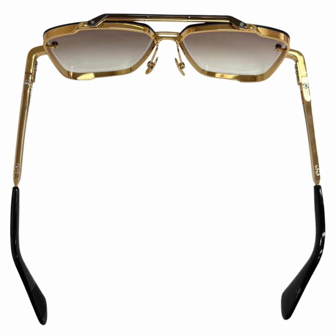 Great DITA sunglasses Two-bridge gradient lenses gold mens DTS121-62-01-Z