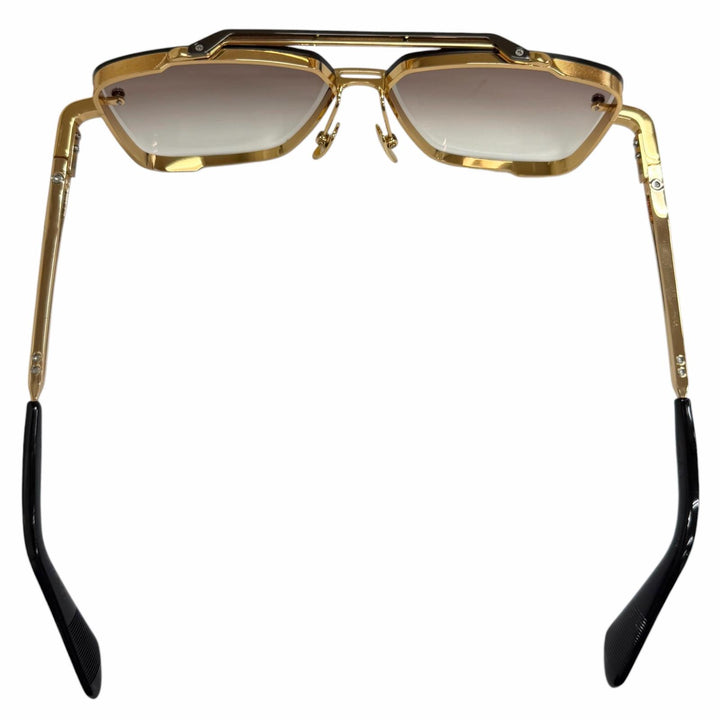 Great DITA sunglasses Two-bridge gradient lenses gold mens DTS121-62-01-Z