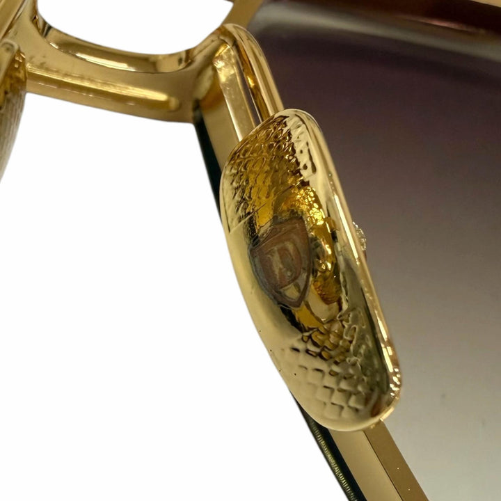 Great DITA sunglasses Two-bridge gradient lenses gold mens DTS121-62-01-Z