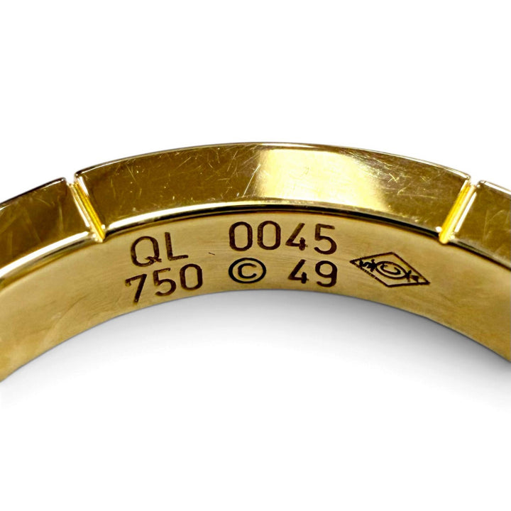 Great Cartier Ring ring Laniere Ring Yellow Gold 750 Women 49