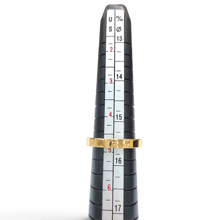 Great Cartier Ring ring Laniere Ring Yellow Gold 750 Women 49
