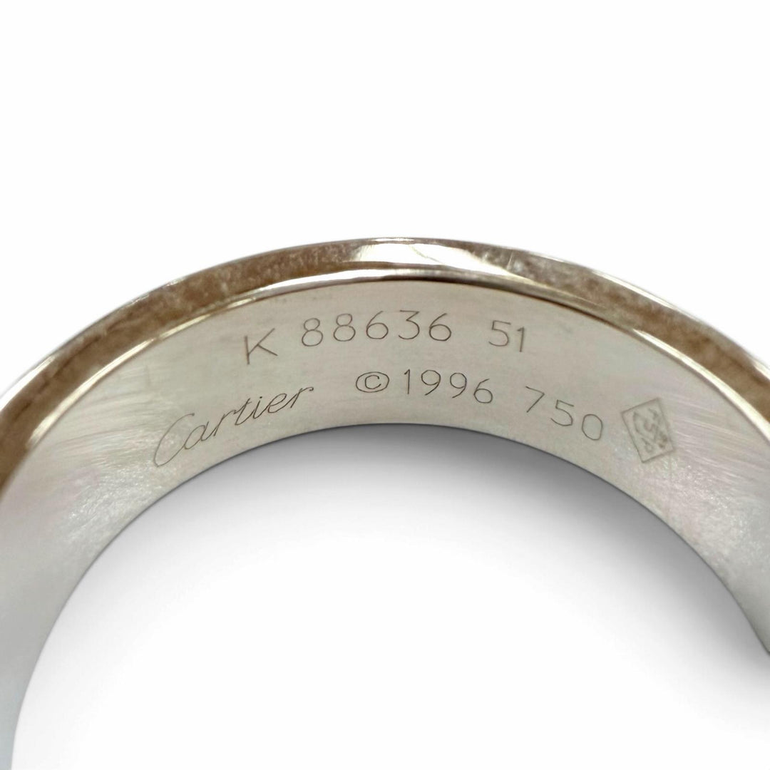 Great Cartier ring LOVE Ring Crack Model Accessories White gold 750 Women 51