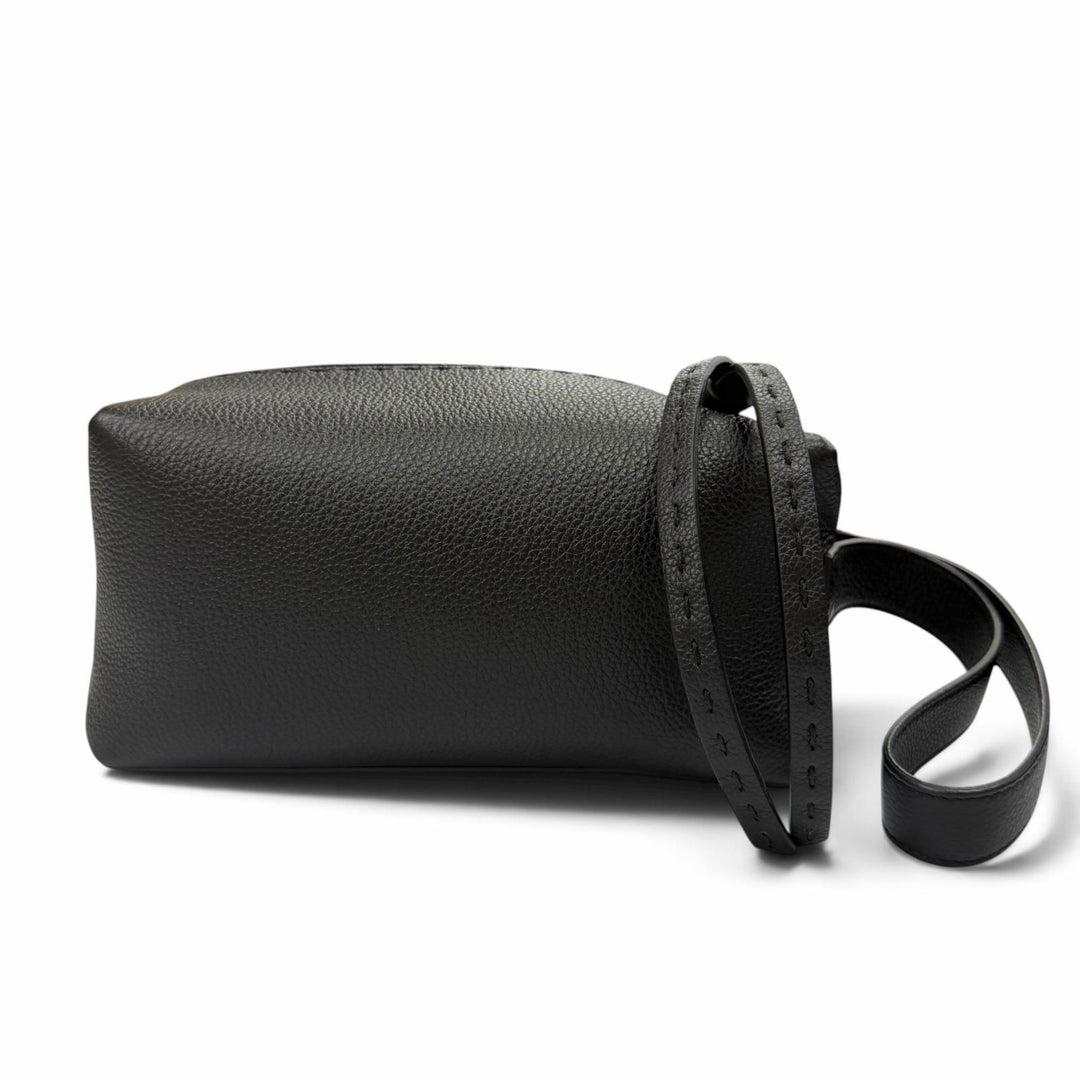 Excellent FENDI Clutch bag Selleria Louis FF Metal Business Bag leather 7N0149