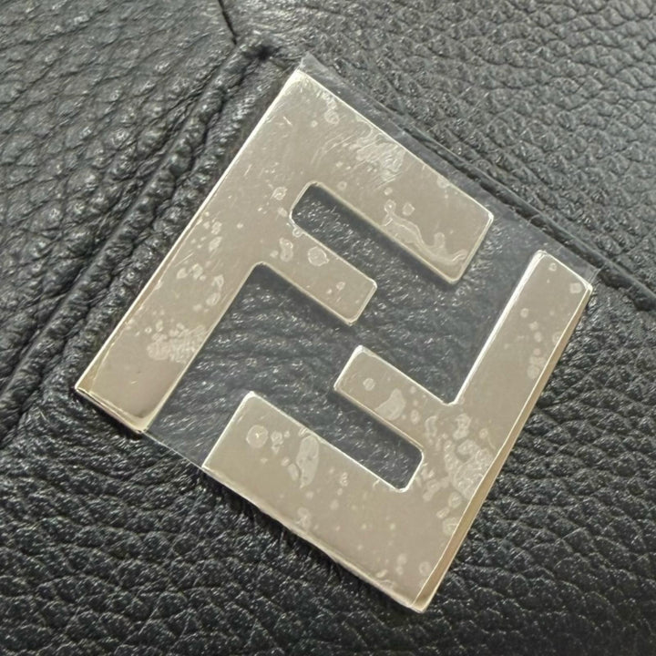Excellent FENDI Clutch bag Selleria Louis FF Metal Business Bag leather 7N0149