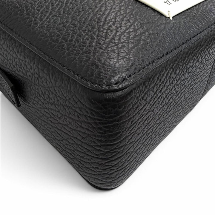 Great Maison Margiela 11 Shoulder Bag 5AC Camera Bag black leather SB1WG0018