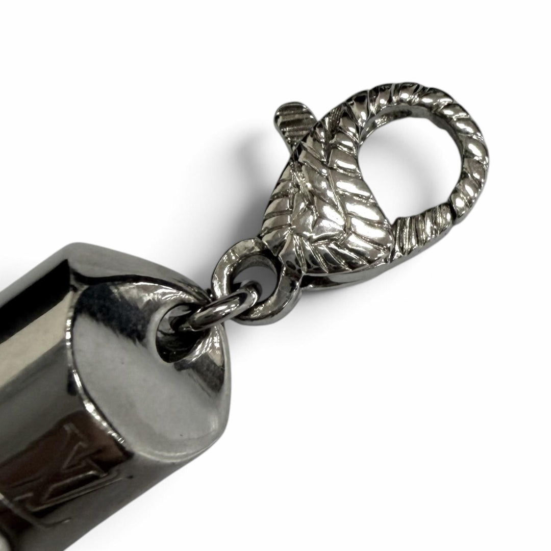 Great LOUIS VUITTON bracelet LV Rope Silver mens L M1540L