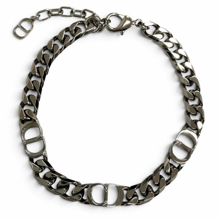Excellent DIOR bracelet CD Icon Chain Link Silver B1446HOMMT