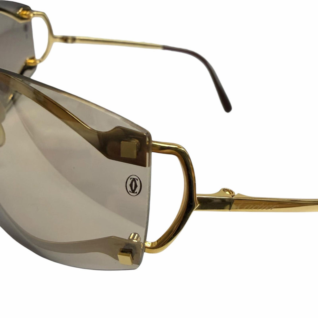 Great Cartier sunglasses Rimless Eyewear gold mens