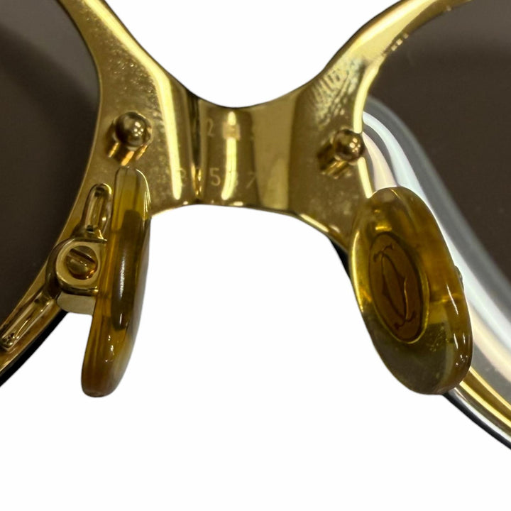 Great Cartier sunglasses Rimless Eyewear gold mens