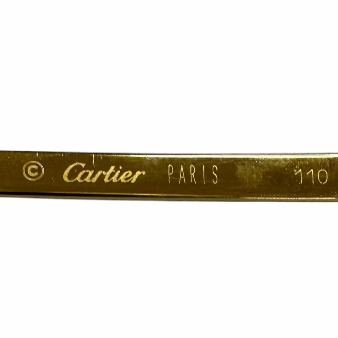 Great Cartier sunglasses Rimless Eyewear gold mens