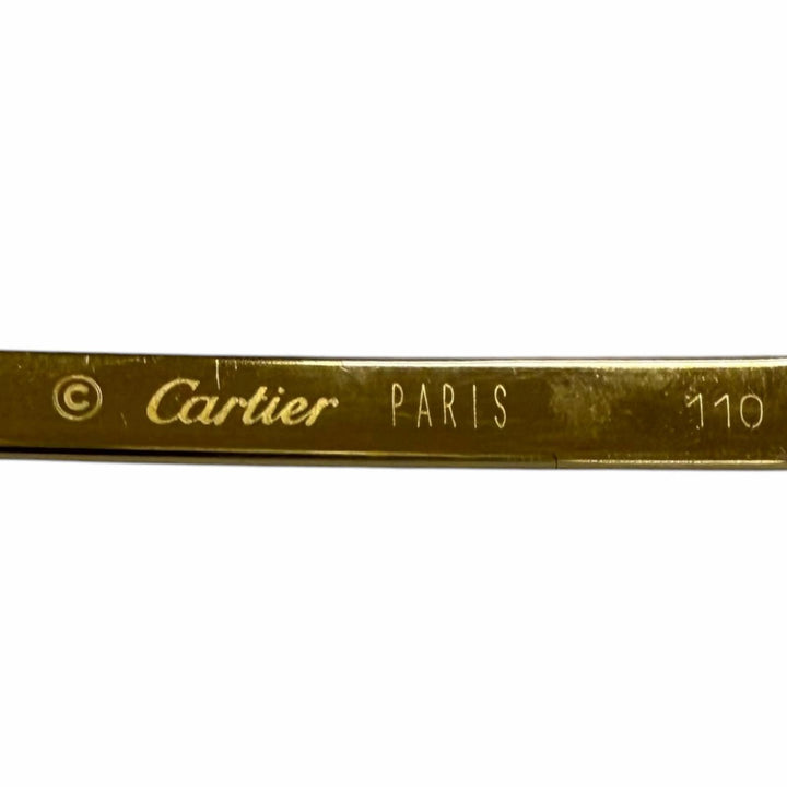 Great Cartier sunglasses Rimless Eyewear gold mens