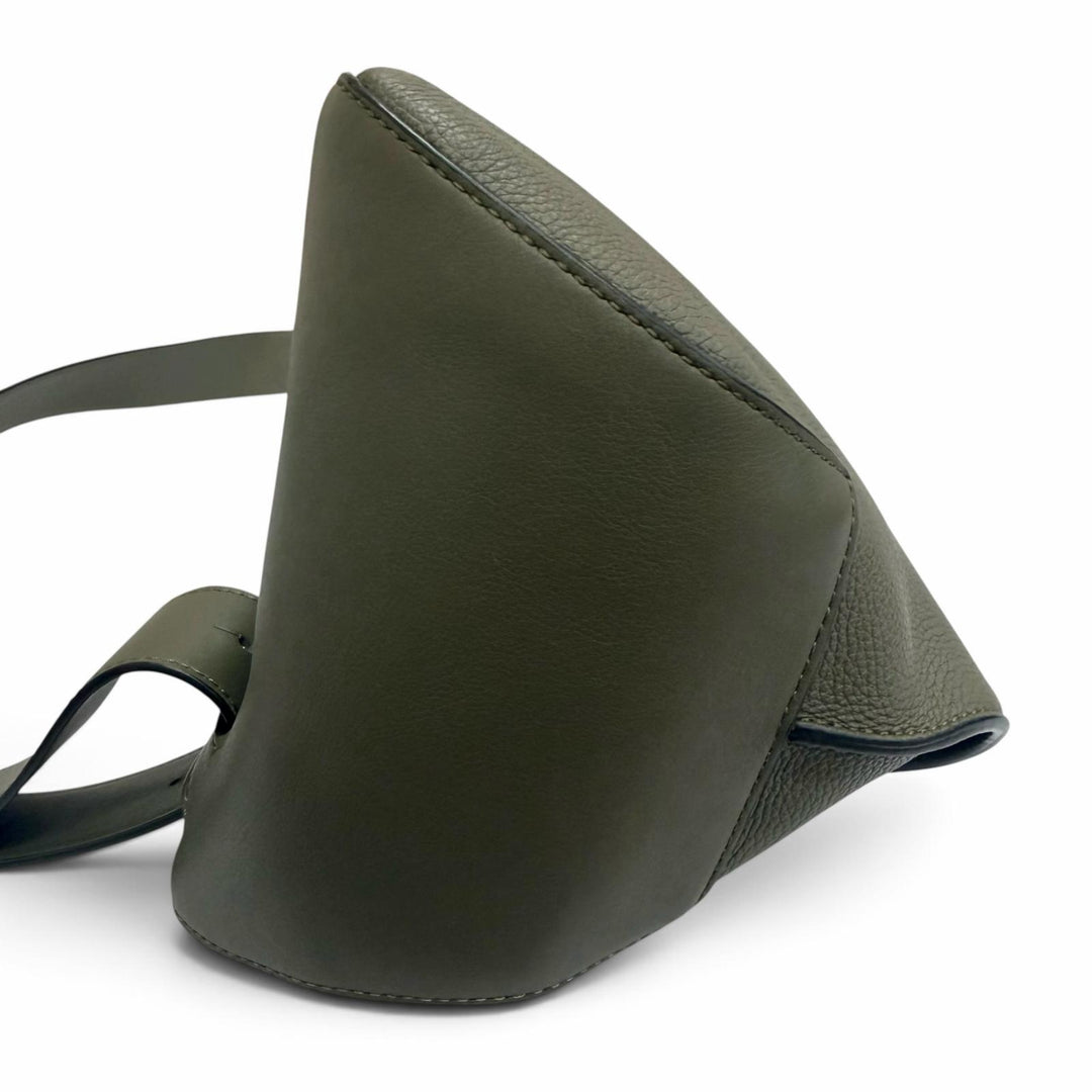Great LOEWE Sling bag Anton Anagram Sling Bag khaki leather mens B511A09X06
