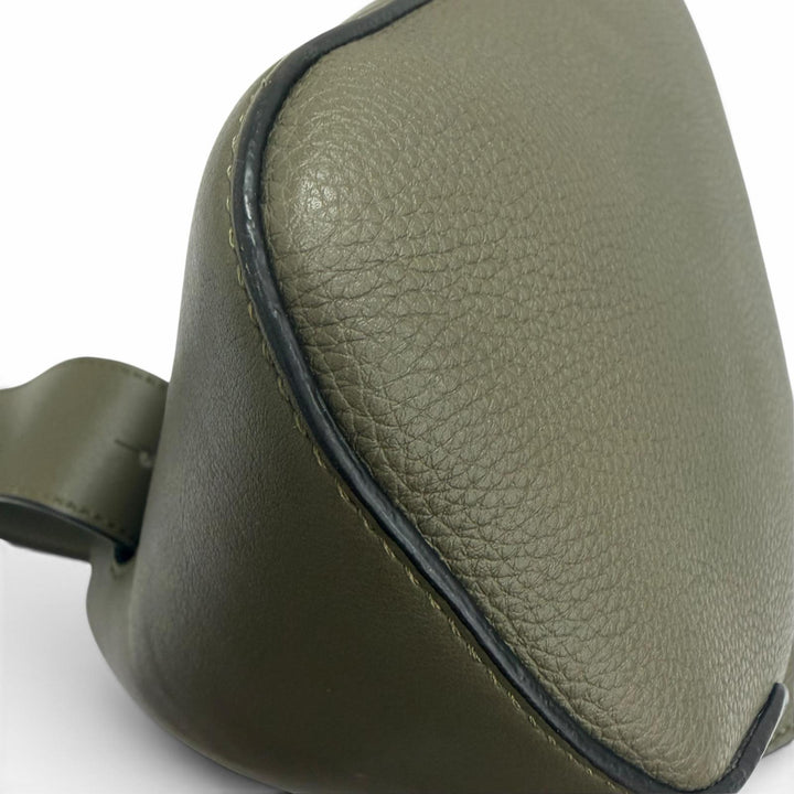 Great LOEWE Sling bag Anton Anagram Sling Bag khaki leather mens B511A09X06