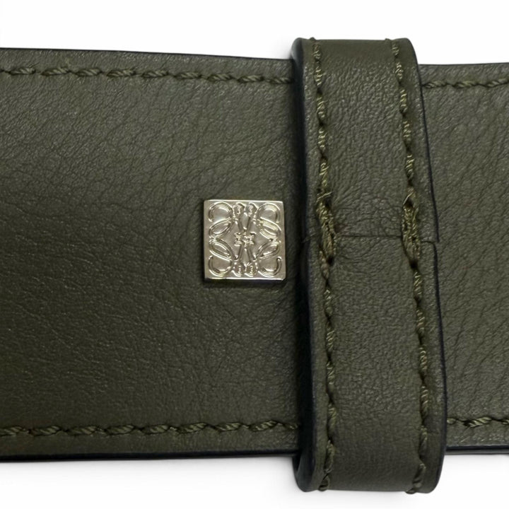 Great LOEWE Sling bag Anton Anagram Sling Bag khaki leather mens B511A09X06