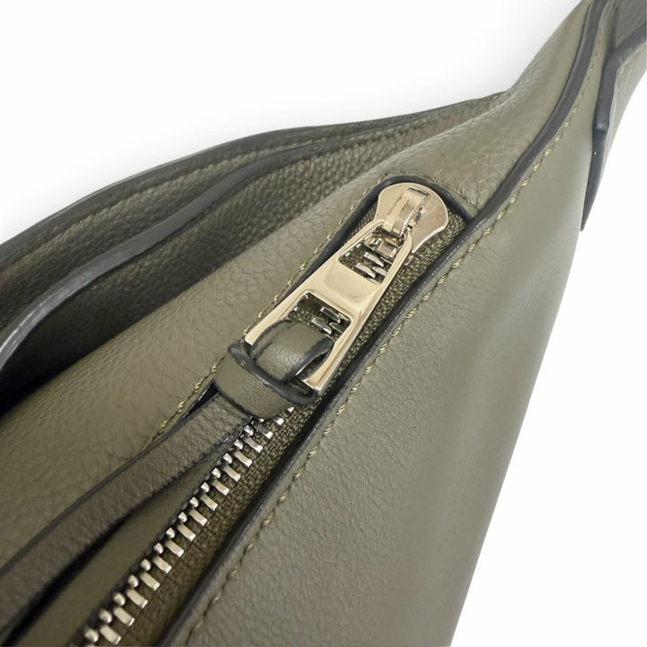 Great LOEWE Sling bag Anton Anagram Sling Bag khaki leather mens B511A09X06