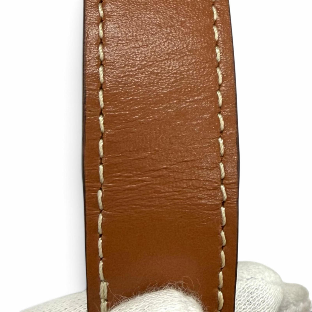 Excellent CELINE Shoulder Bag AVA Triomphe Crescent Medium leather Women 19395