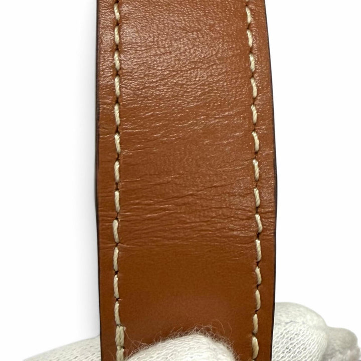 Excellent CELINE Shoulder Bag AVA Triomphe Crescent Medium leather Women 19395