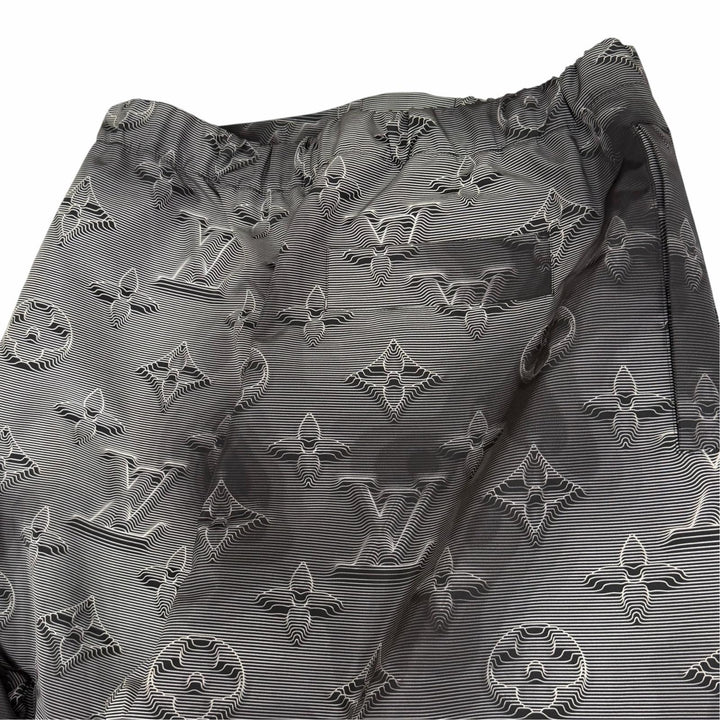 Pristine LOUIS VUITTON Pants Virgil Abloh's 3D Monogram black mens IT 42 1A5WHCC