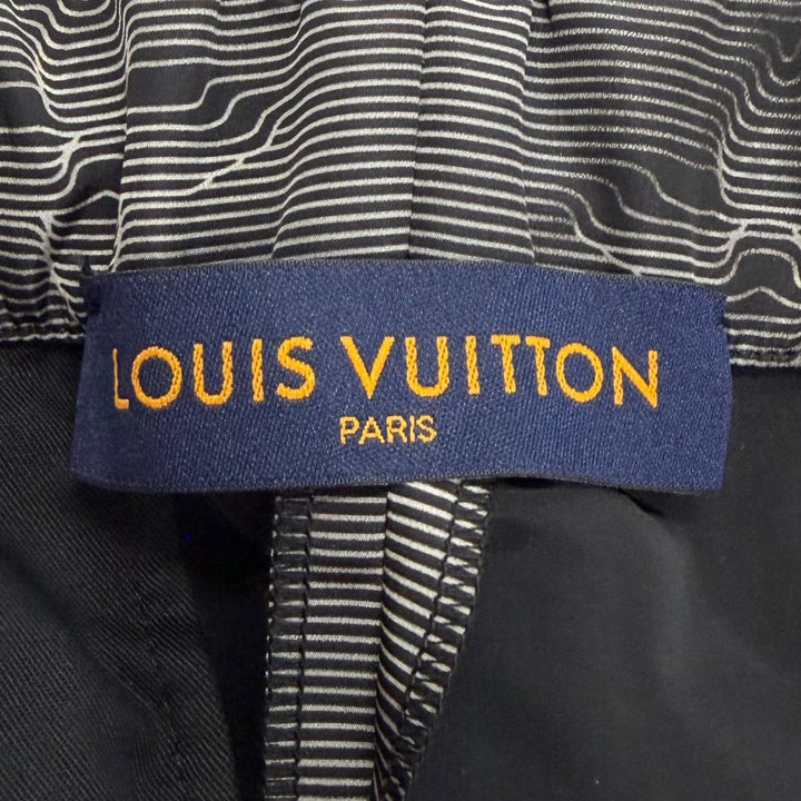 Pristine LOUIS VUITTON Pants Virgil Abloh's 3D Monogram black mens IT 42 1A5WHCC