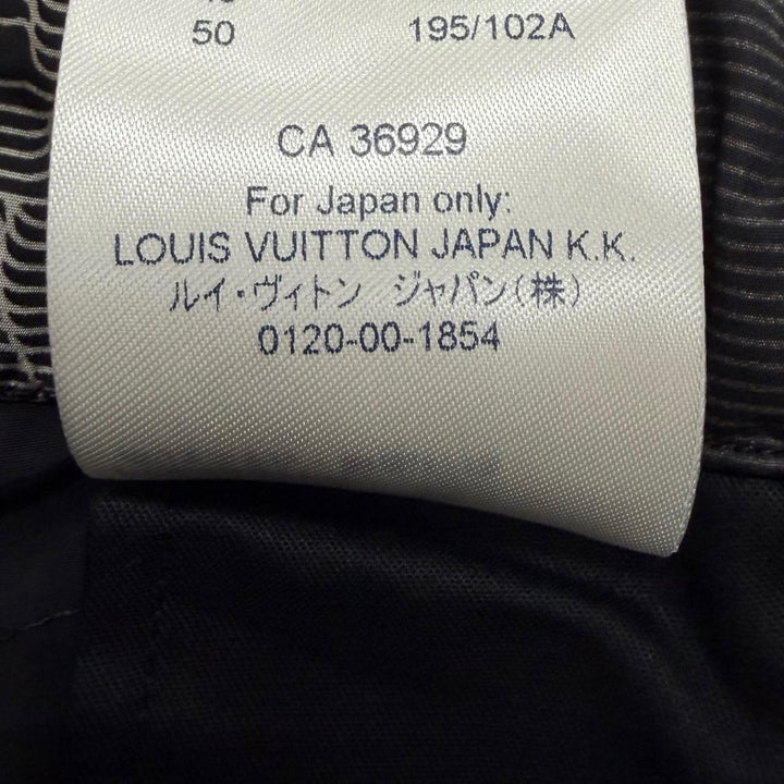 Pristine LOUIS VUITTON Pants Virgil Abloh's 3D Monogram black mens IT 42 1A5WHCC