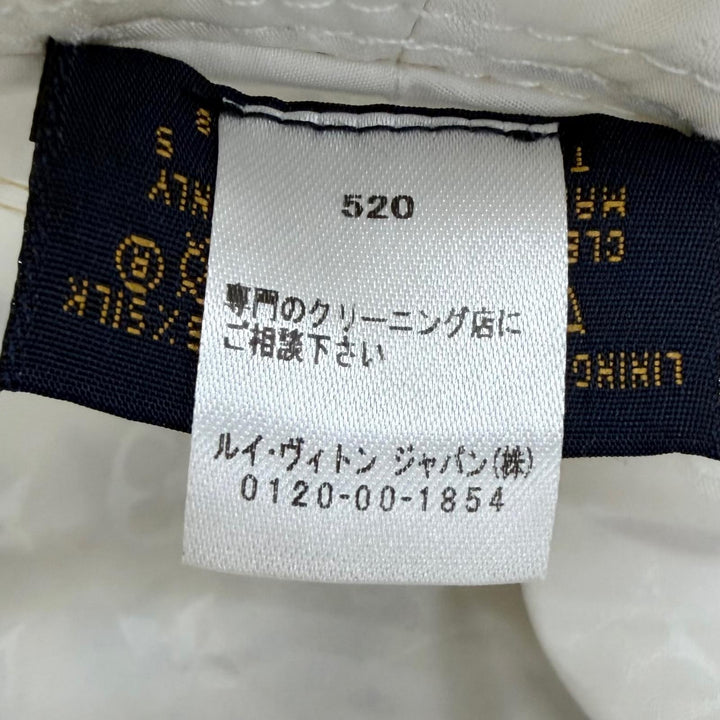 Great LOUIS VUITTON hat Bob Lovelygram white Nylon mens