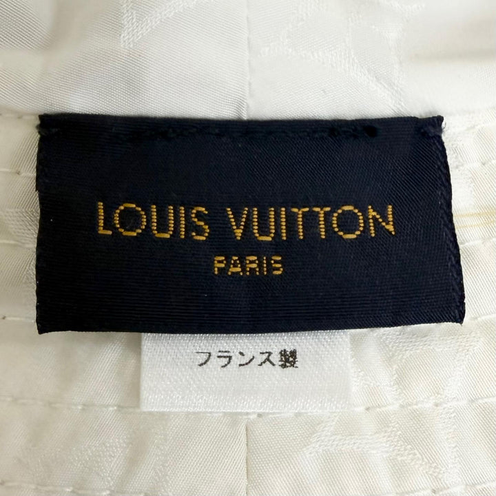 Great LOUIS VUITTON hat Bob Lovelygram white Nylon mens