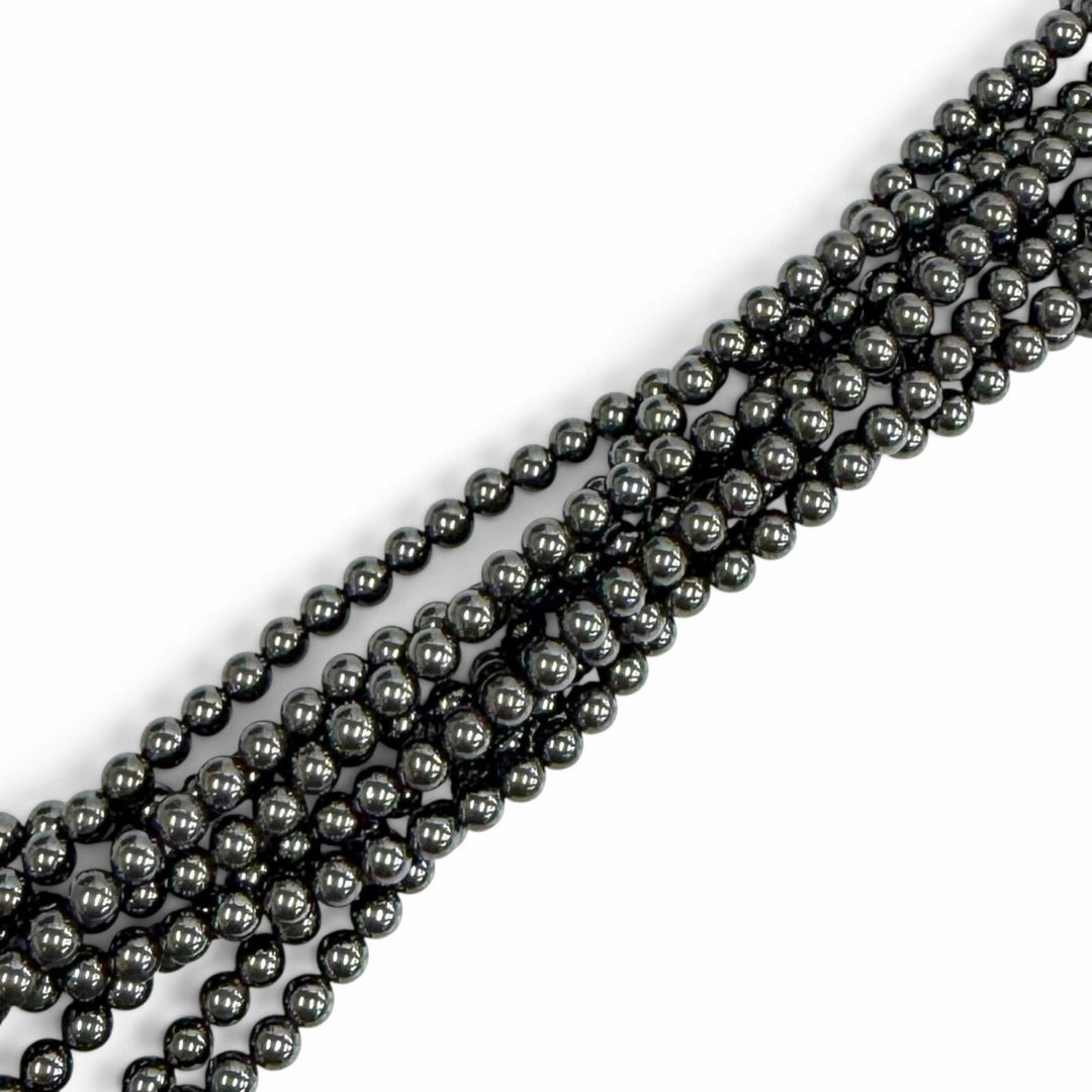 Great TIFFANY&Co. Necklace Hematite 8-strand Cancer metallic Hematite Women