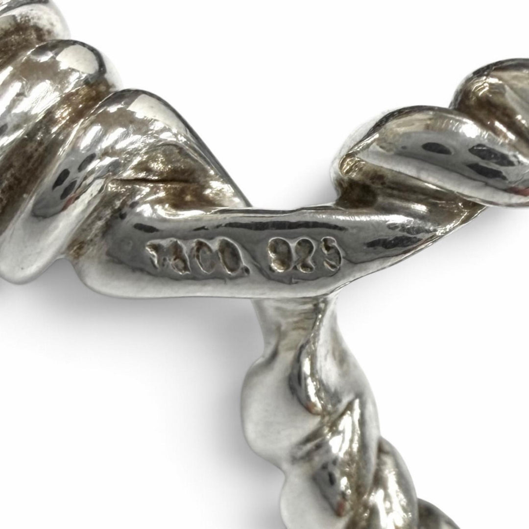 Great TIFFANY&Co. Necklace Hematite 8-strand Cancer metallic Hematite Women