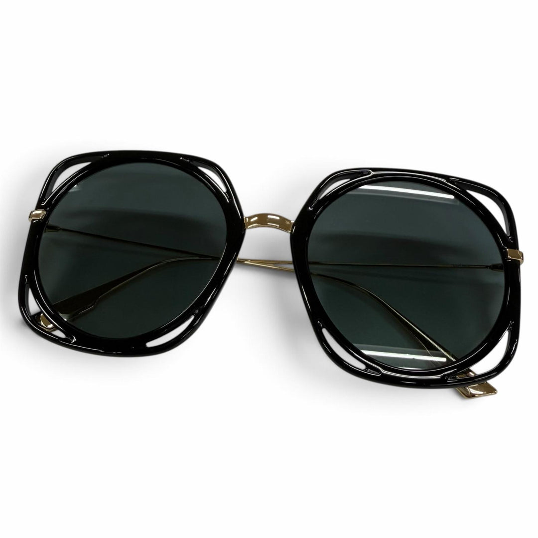 Excellent Dior sunglasses Direction CD logo included black Women 2M21L