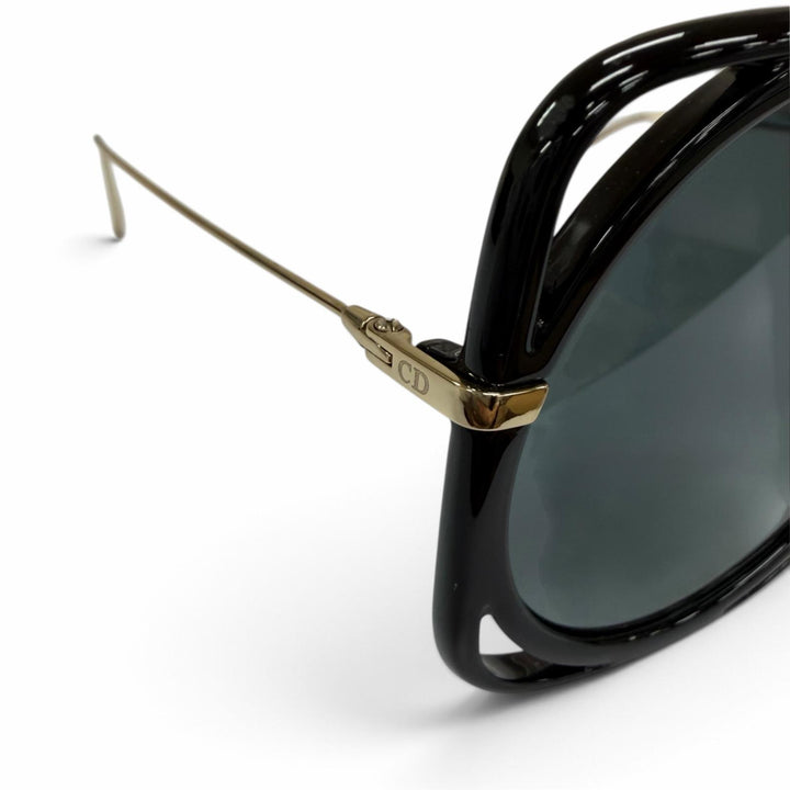 Excellent Dior sunglasses Direction CD logo included black Women 2M21L