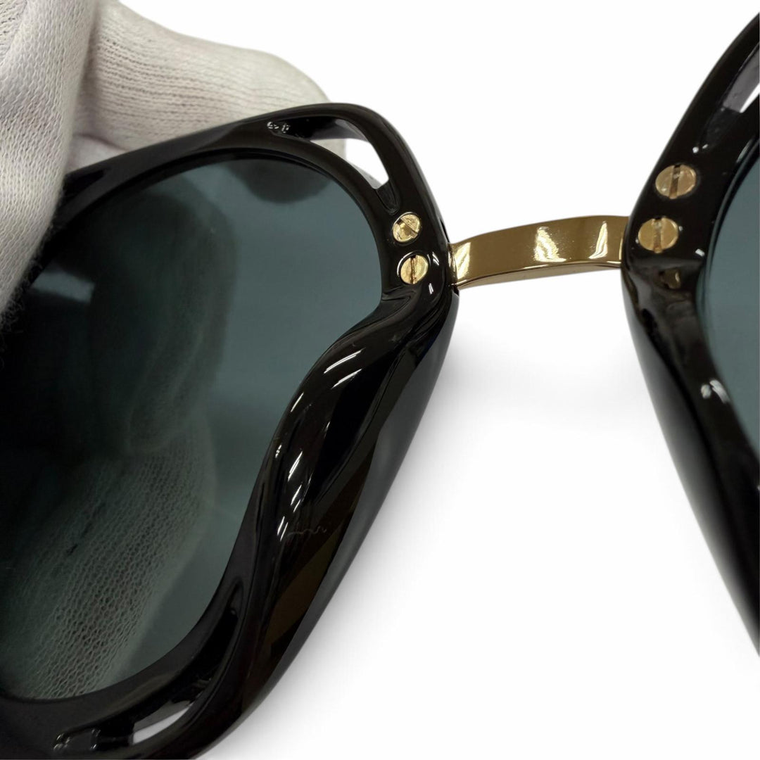Excellent Dior sunglasses Direction CD logo included black Women 2M21L