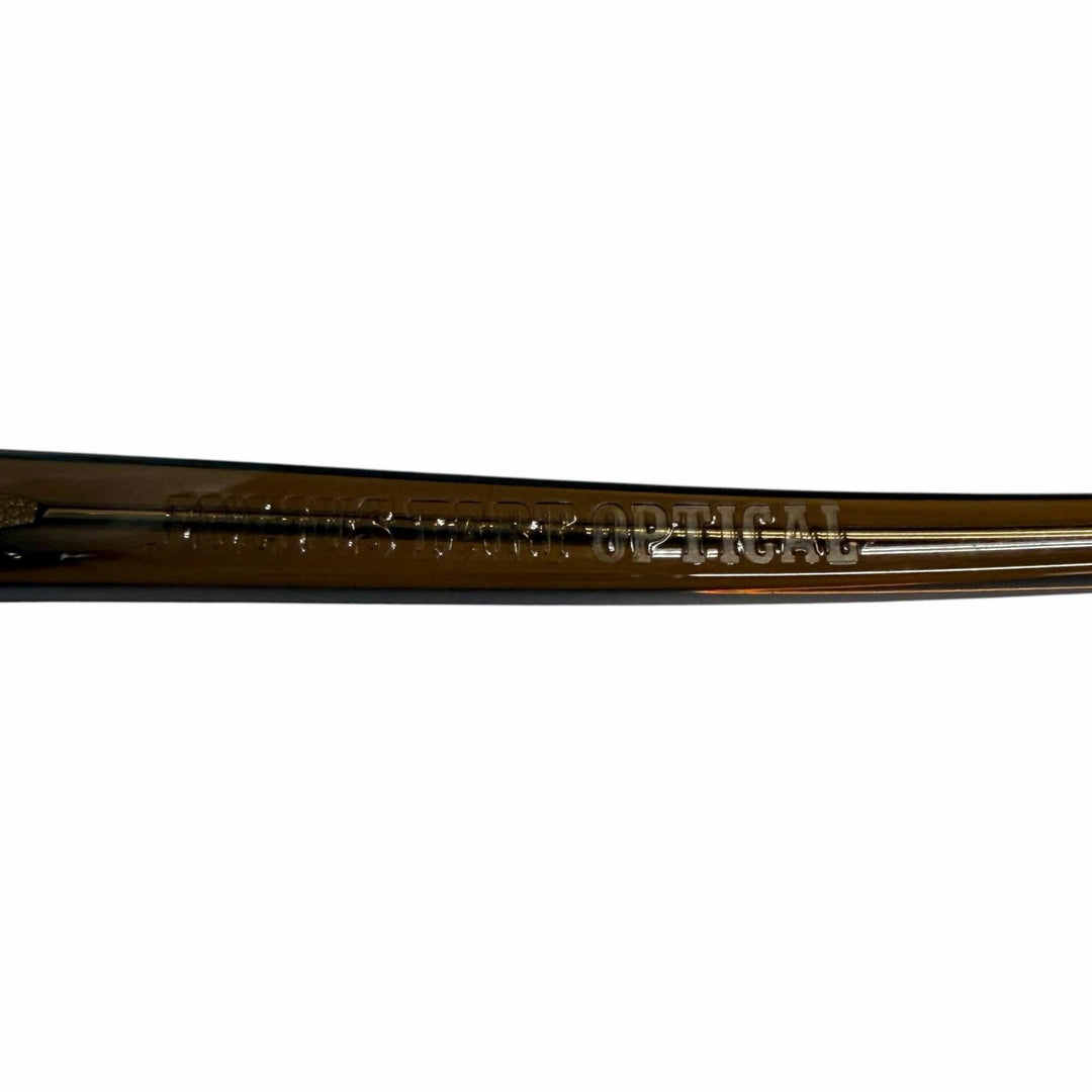 Great JULIUS TART OPTICAL Glasses HOLLY Two Bridges Clear brown mens