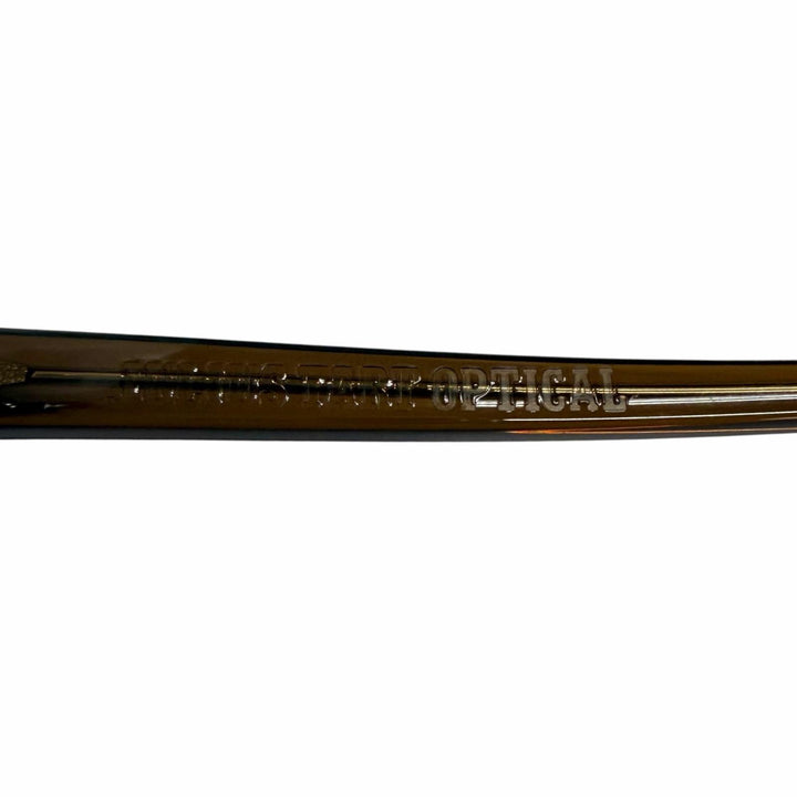 Great JULIUS TART OPTICAL Glasses HOLLY Two Bridges Clear brown mens