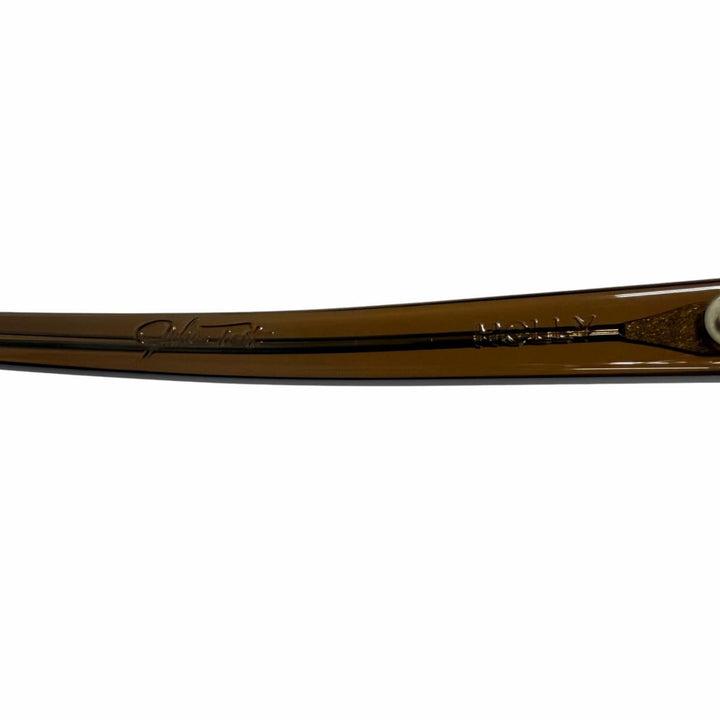 Great JULIUS TART OPTICAL Glasses HOLLY Two Bridges Clear brown mens