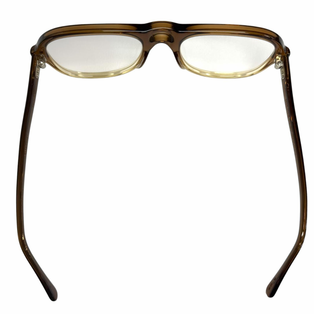 Great JULIUS TART OPTICAL Glasses HOLLY Two Bridges Clear brown mens