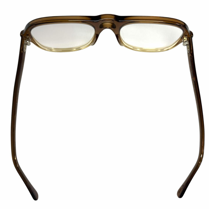 Great JULIUS TART OPTICAL Glasses HOLLY Two Bridges Clear brown mens