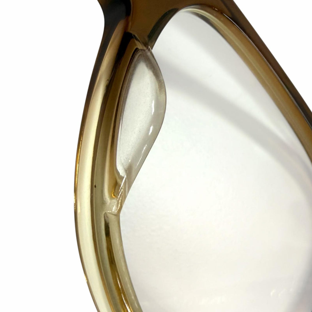 Great JULIUS TART OPTICAL Glasses HOLLY Two Bridges Clear brown mens