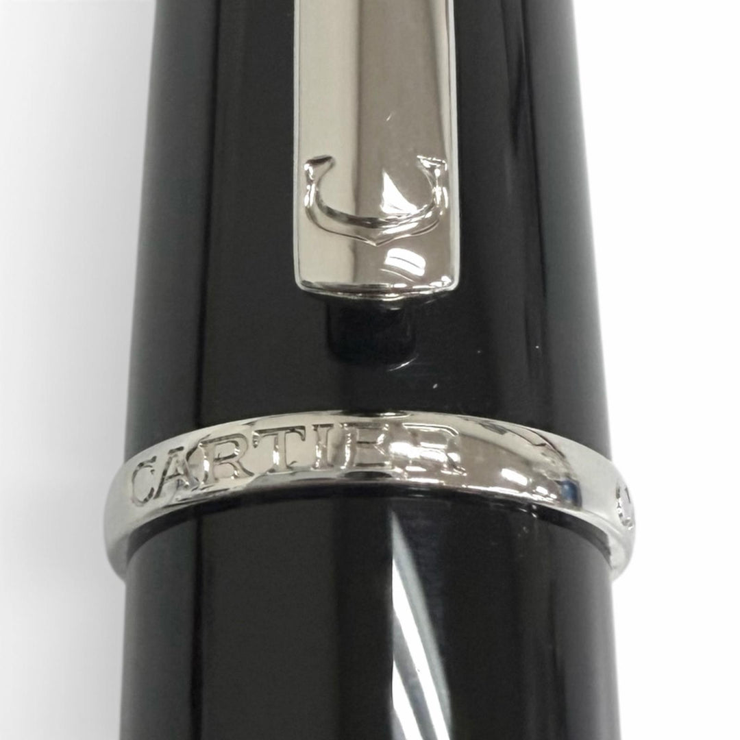Excellent Cartier fountain pen Diaboro de Cartier Cap type black 18K mens