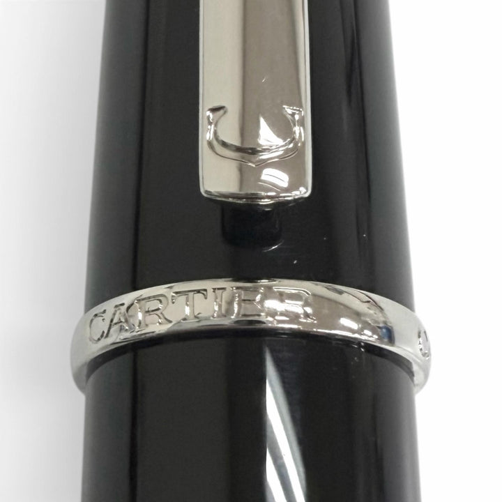 Excellent Cartier fountain pen Diaboro de Cartier Cap type black 18K mens
