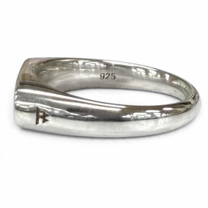 Excellent TOM WOOD Ring ring Mario Ring Onyx Silver 925 Women