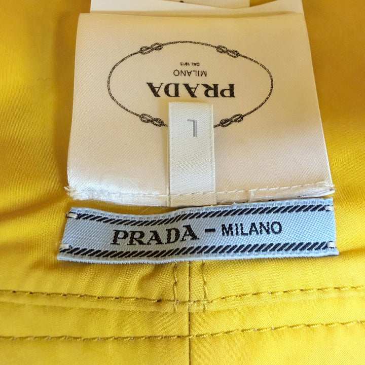 Pristine PRADA Triangle with logo, flower, reversible hat L 1HC137