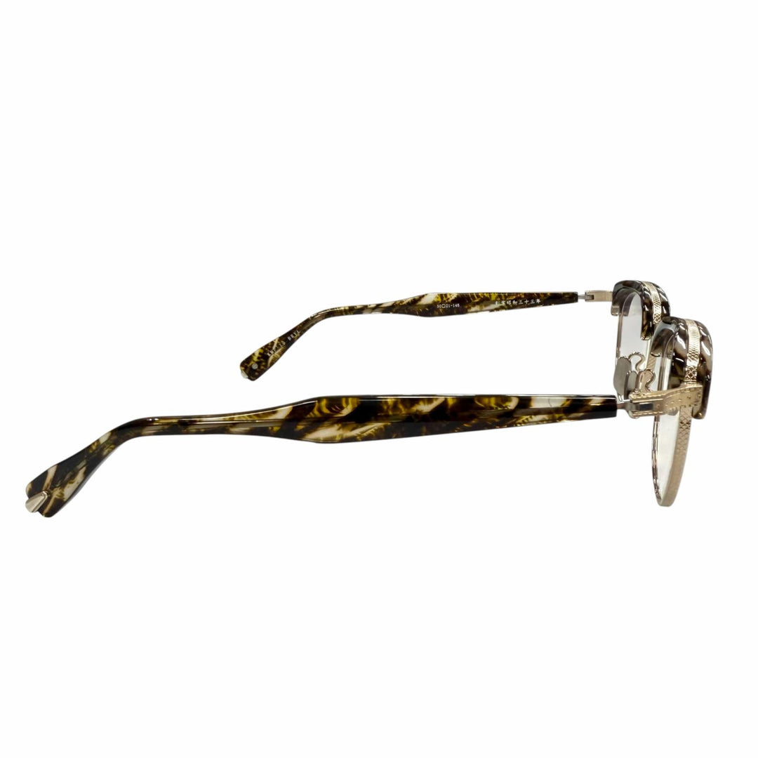 Excellent 金子眼鏡 Glasses Thurmont Blow gold 925 mens KMP-19
