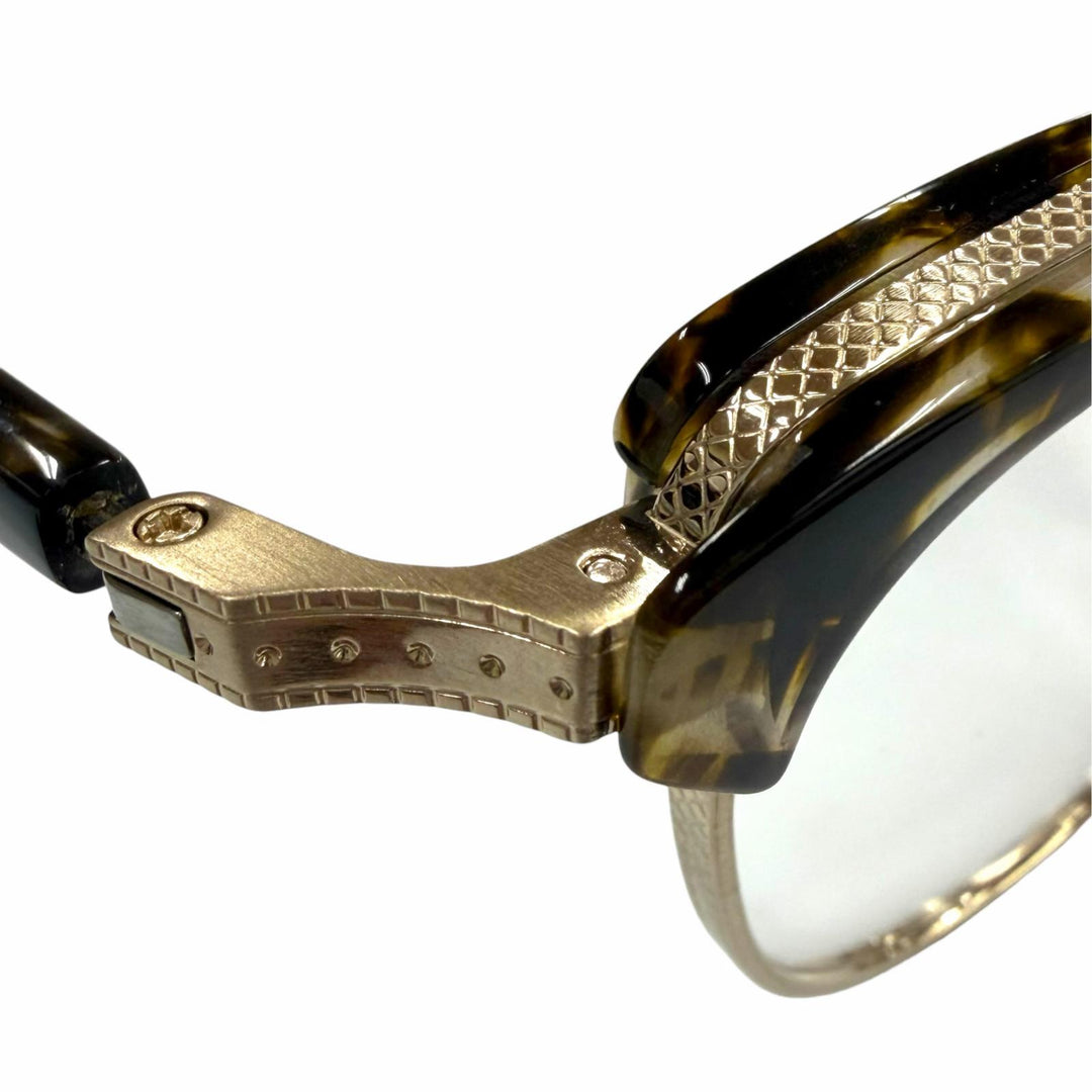 Excellent 金子眼鏡 Glasses Thurmont Blow gold 925 mens KMP-19