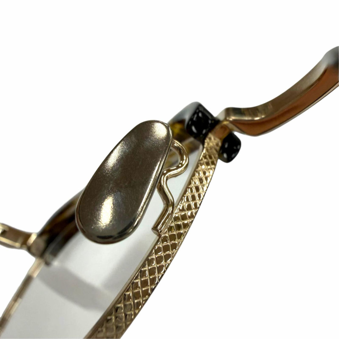 Excellent 金子眼鏡 Glasses Thurmont Blow gold 925 mens KMP-19