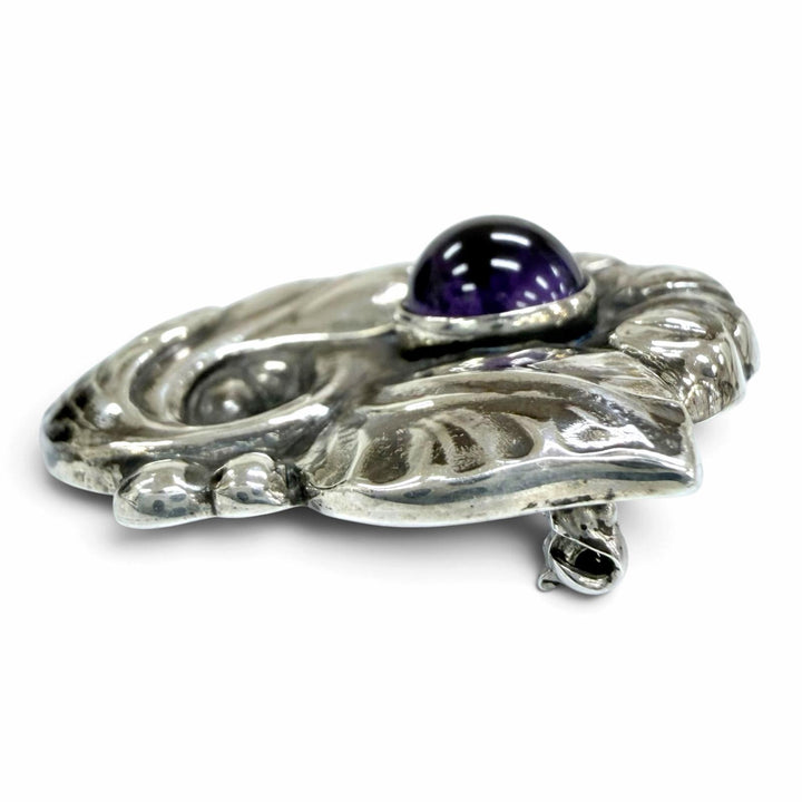 Great Georg Jensen Brooch flour Silver 925 Women